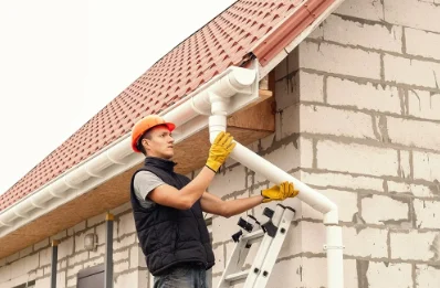 Pose et remplacement de gouttières à Beuvrequen